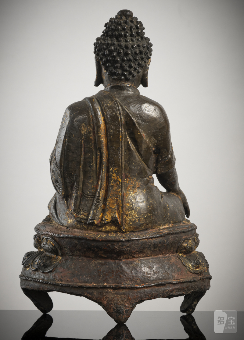 A bronze figure of Buddha Shakyamuni - 图2